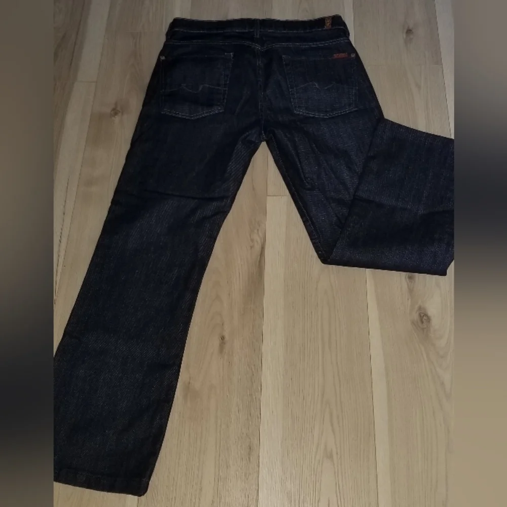 NWOT 7 For All Mankind Dark Navy Men's Bootcut Jeans - Picture 6 of 6